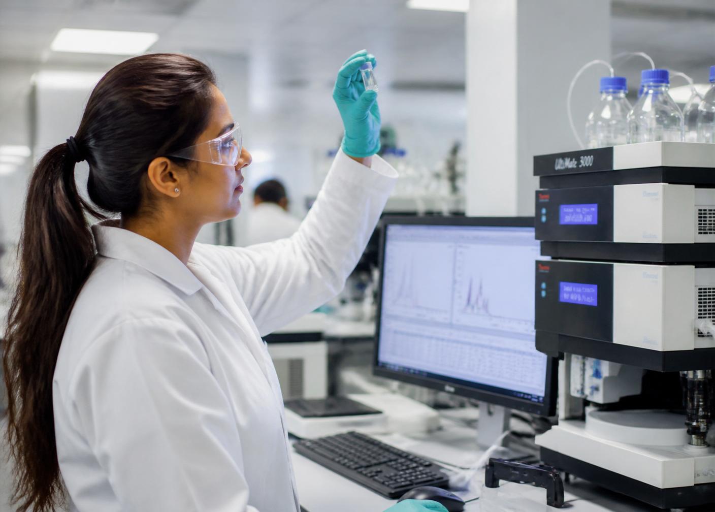 Controle de qualidade Brothers Premium em laboratório